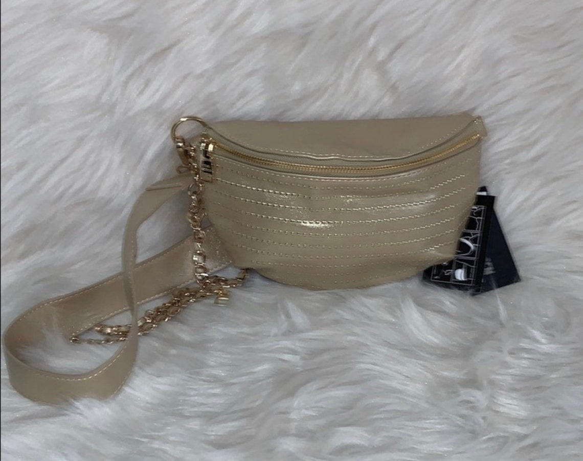 Steve Madden BBECCA Gold Belt Bag Etsy