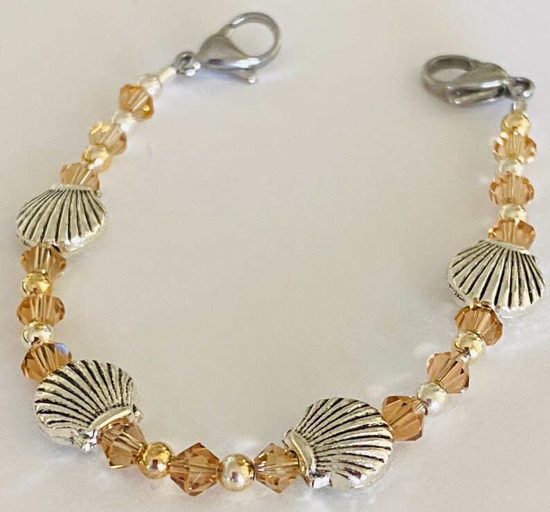 Medical ID Tag Replacement Bracelet She Sells SeaShells Just The Strand