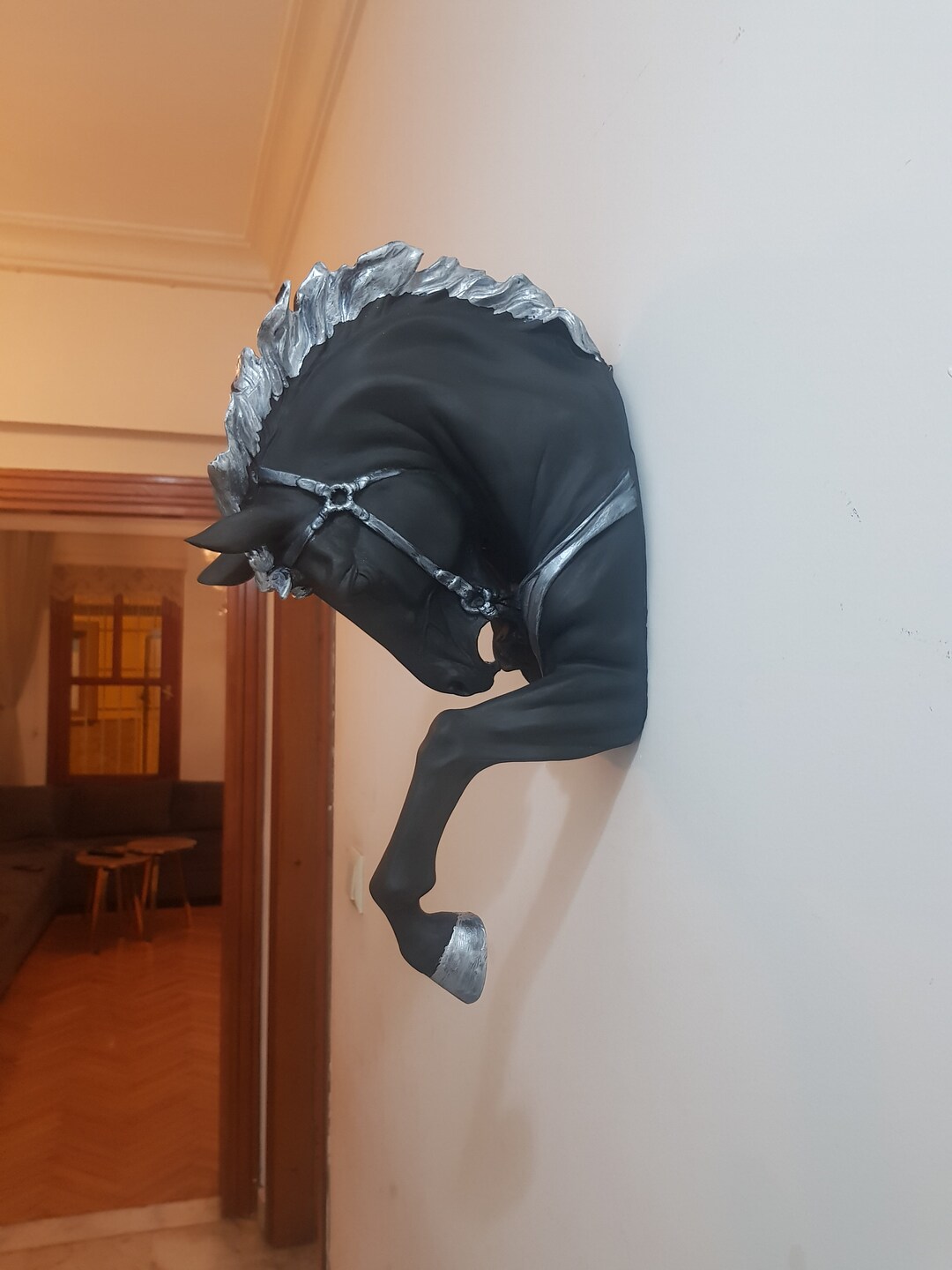 Large Horse Head Wall Decor Horse Wall Sculpture Horse Statue Etsy