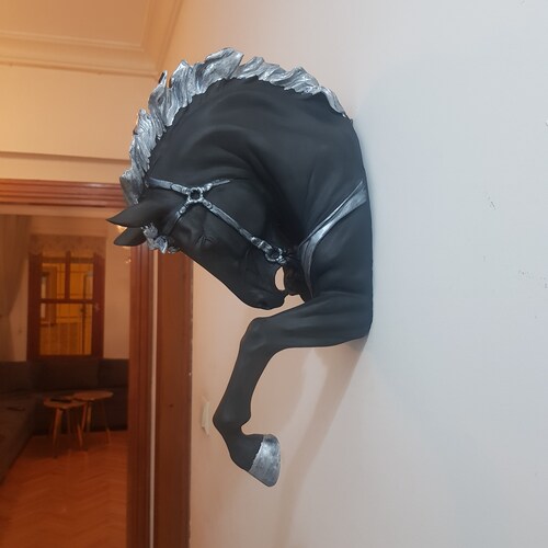 Large Horse Head Wall Decor Horse Wall Sculpture Horse Statue Etsy