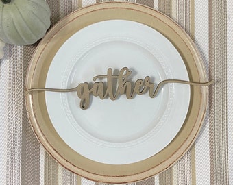 Fall Plate Decor | Thanksgiving Plate | Home Decor