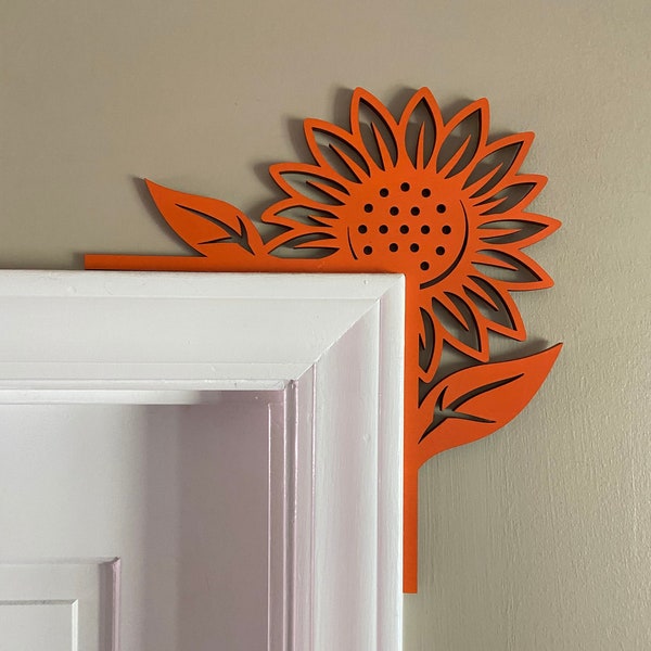 Door corner decor  / Fall Decor / Holiday Decorations / Thanksgiving / Pumpkin / Sunflowers / Fall / Leaves