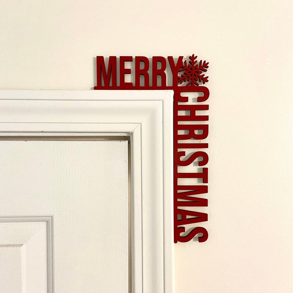 Holiday Home Decor / Door Corner Decor / Christmas Door Decoration / Candy Cane Decor / Christmas Decor / Christmas door corner /