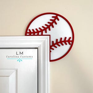Door Corner Decor | Sports Decor | Baseball | Soccer | Football | Basketball | Sports | Boy Room | Girl Room | Room Decor | Nursery Decor
