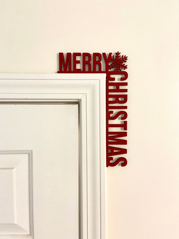 Door Corner Decor / Christmas Door Decoration / Candy Cane - Etsy