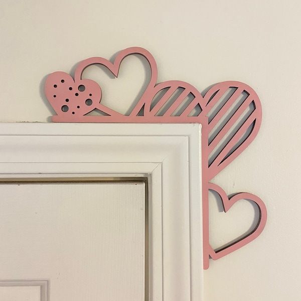 Door corner decor  / Valentines Door Corner Decor / Holiday Decorations / Spring Decor / Heart Door Corner  / Angel  / XOXO / LOVE / Cupid