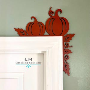 Door corner decor  / Fall Decor / Holiday Decorations / Thanksgiving / Pumpkin / Sunflowers / Fall / Leaves