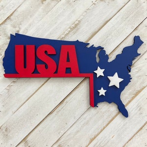 Door Corner Decor | Memorial Day | 4th of July | Patriotic Decor | USA | America | Pride