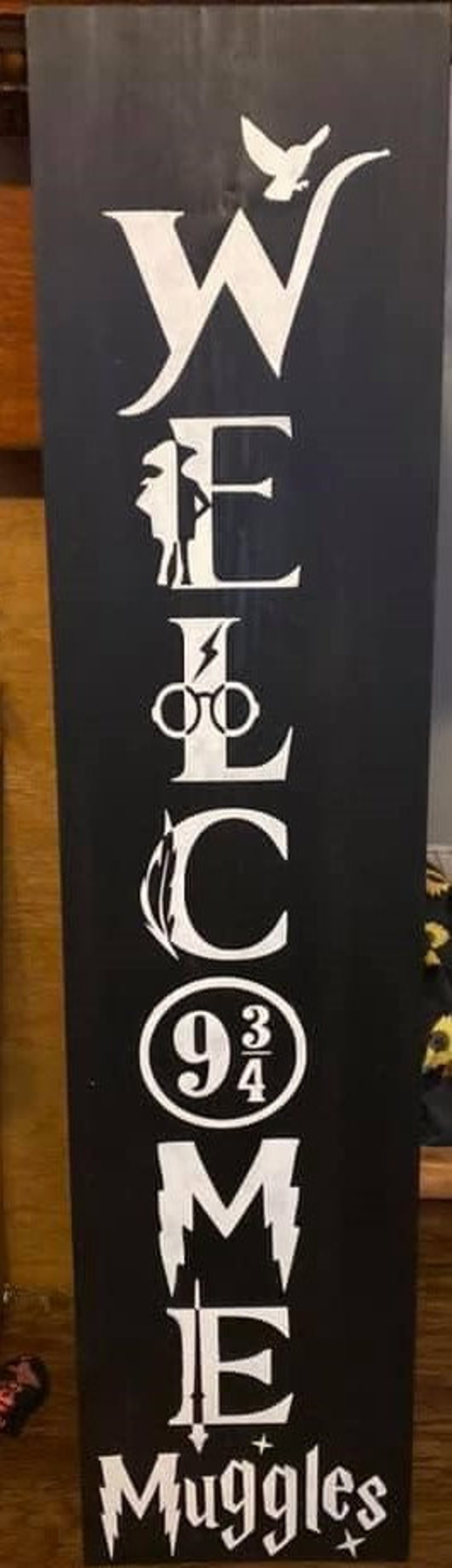 Welcome Harry Potter 4ft wooden sign | Etsy