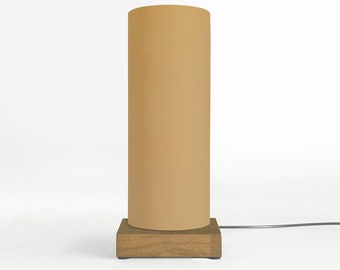 amber minimal tall lamp