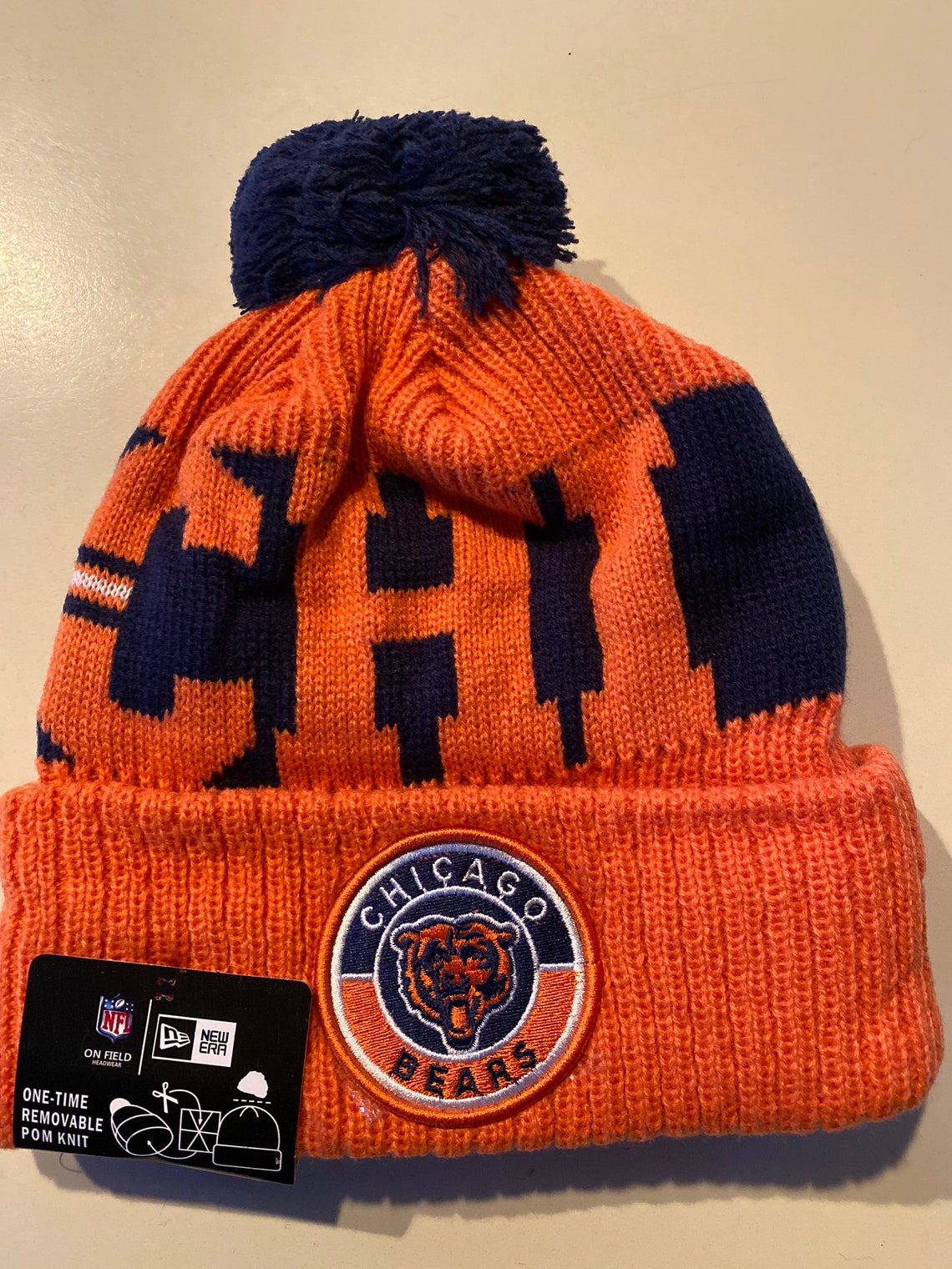 Chicago bears beanie winter hat/new Etsy