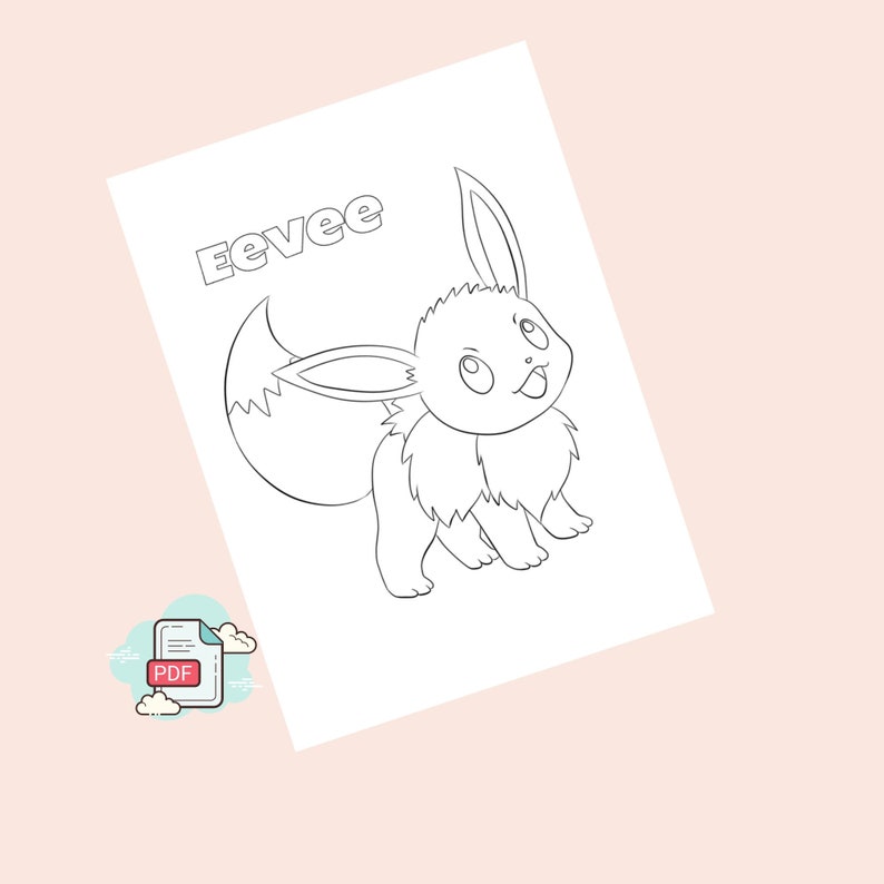 100+ Pokémon Coloring Pages for Kids Printable Digital PDF Pikachu