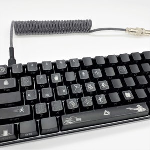 Custom Coiled Aviator USB-C Keyboard Cable image 5