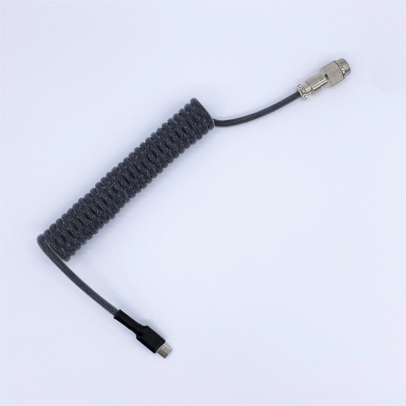 Custom Coiled Aviator USB-C Keyboard Cable image 3