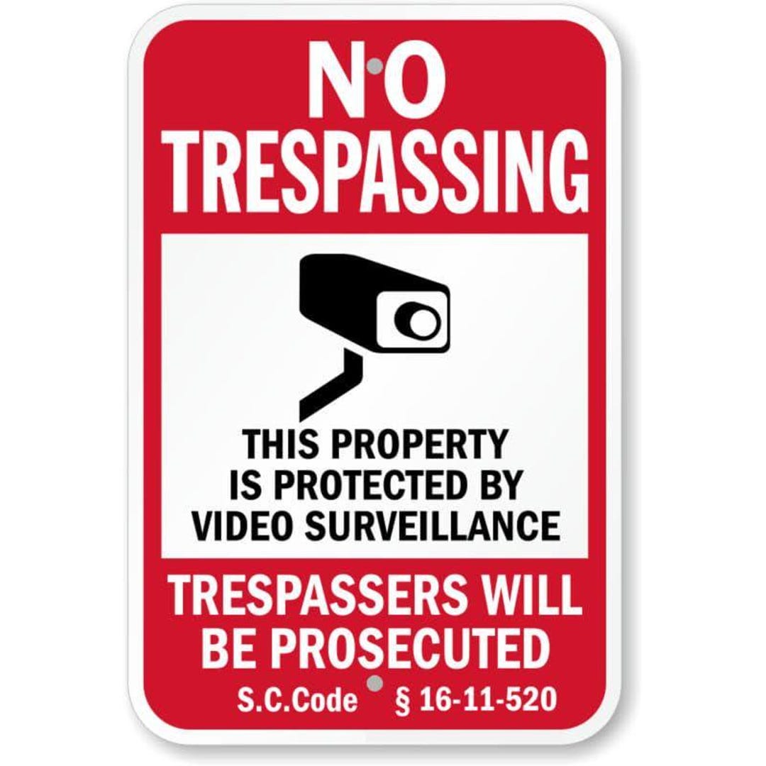Video Surveillance Sign: Weatherproof Aluminum, Outdoor Use - Etsy