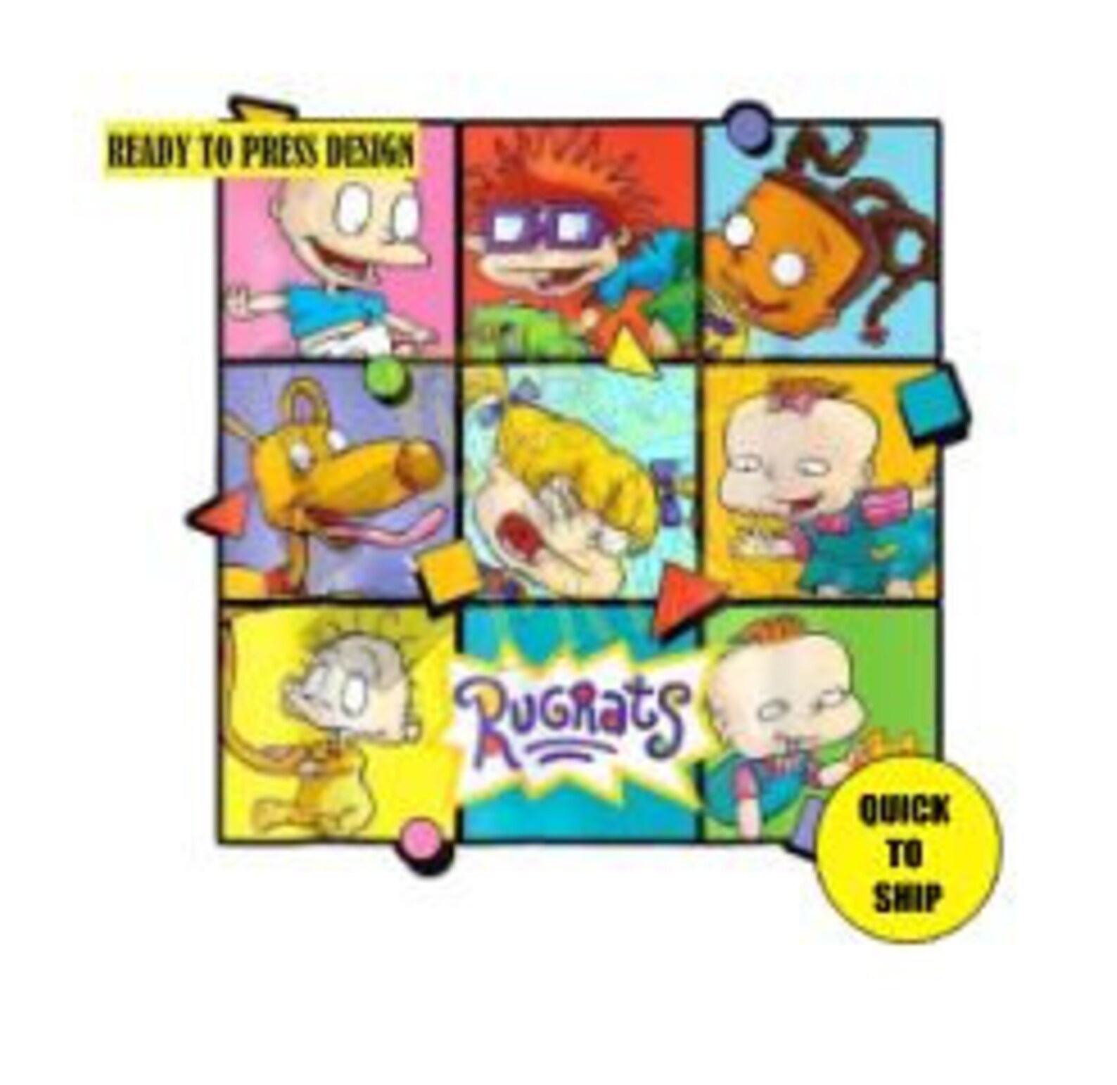 Rugrat Cast Rugrat Ready to Press Sheet Image Transfer Etsy