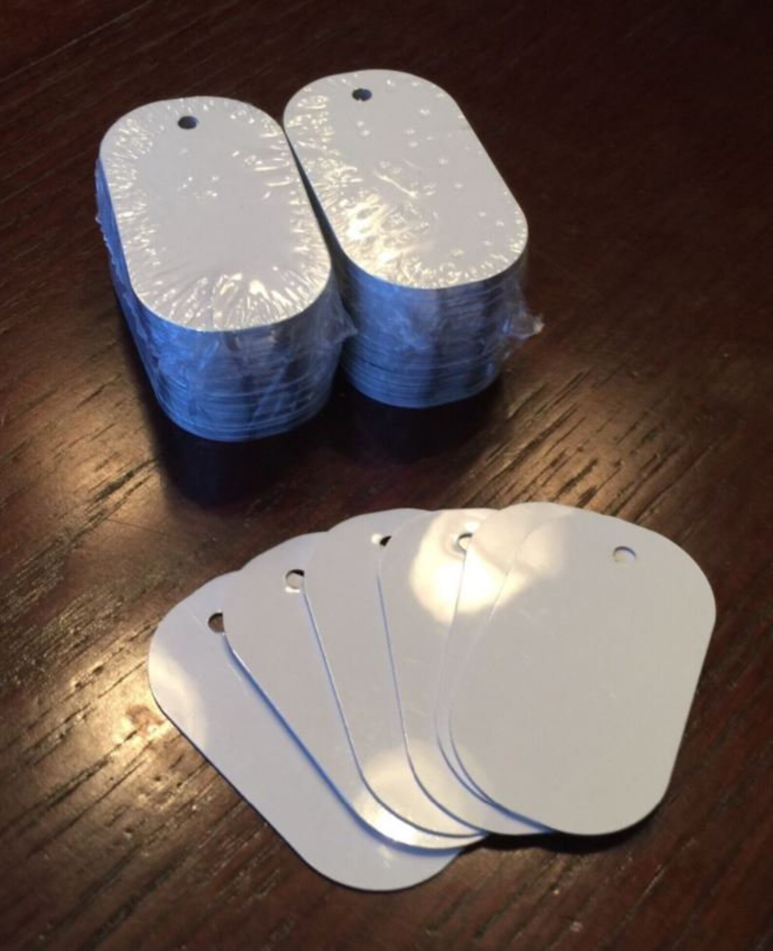 Sublimation DOG TAG with chain 11/8x2 with Etsy