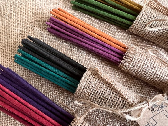 Mixed Bundle Handmade Incense Sticks, 30 X Joss Sticks, Ethically Sourced & Plastic Free