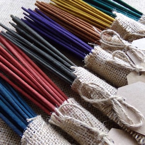 25 x Handmade Indian Incense Sticks, Joss Sticks-Plastic Free Handmade Fair Trade Incense Sticks