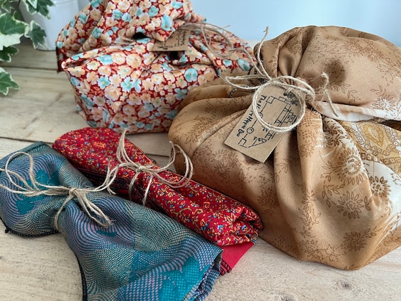 Recycled Sari Fabric Gift Wraps