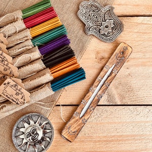 Handmade Indian Incense Sticks, Natural Aromatherapy, Plastic-Free Eco-Packaging