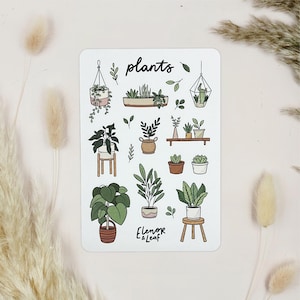 Plants Sticker Sheet