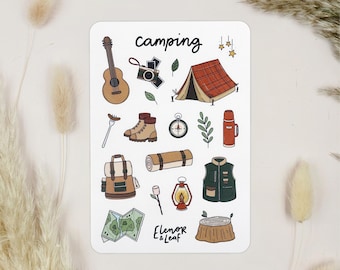 Camping Sticker Sheet