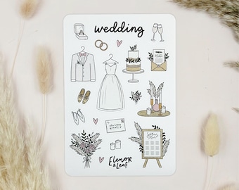 Wedding Sticker Sheet