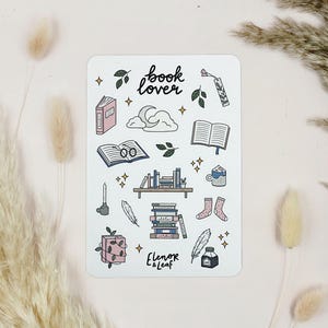 Book Lover Sticker Sheet