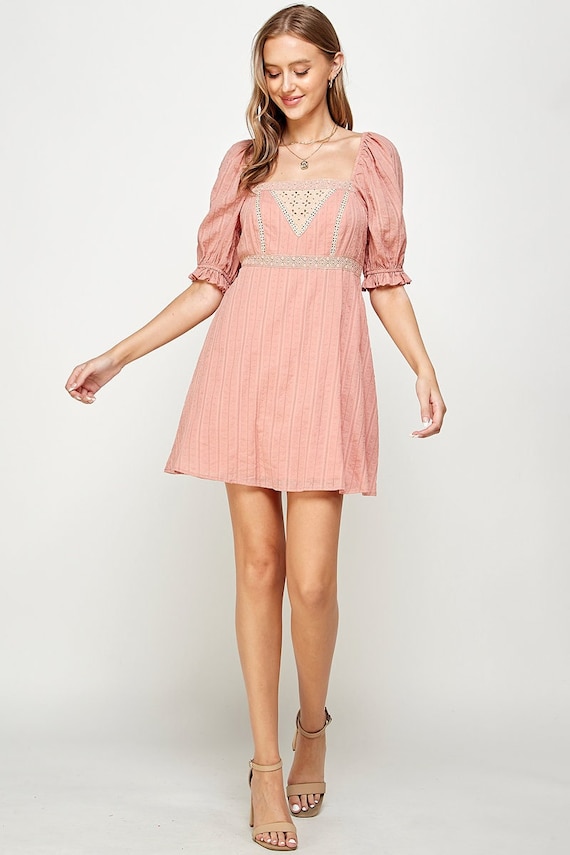 inka lace dress Inka Linen Mini Dress in White – DB International