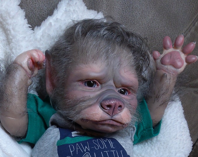 Robbie Werepup Reborn Baby Puppy Werewolf Etsy
