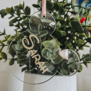 Personalized Disney Castle Ornament |Mickey Mouse ornament | disney ornament | disney Christmas | disney castle ornament | disney keychain