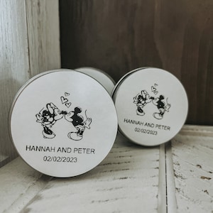 Disney Wedding gunsten label | Disney-labels voor gunsten | disney huwelijksgunsten | Disney-labels | disney bruiloft decor