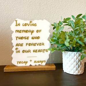 In loving memory Disney Wedding Sign | Disney wedding sign | Disney wedding decor | Disney wedding | Memory Sign Disney wedding