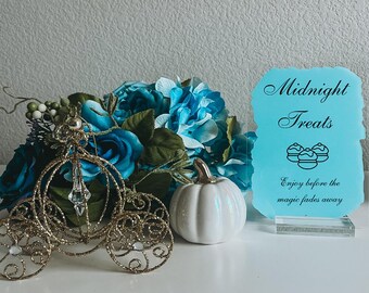Disney dessert sign | Disney wedding dessert sign | Disney wedding | Disney wedding sign | Disney wedding decor | Cinderella desserts sign