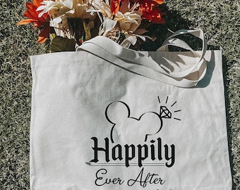 Disney bride Tote Bag| Disney Bachelorette  Bag, Bachelorette Party| happily ever after|  Disney bride| Disney wedding | disney bachelorette
