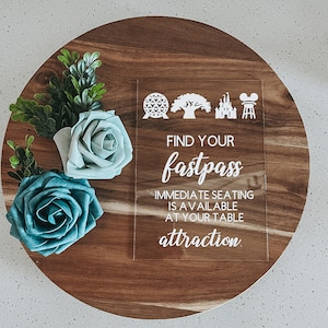 Find your fast pass Disney seating chart | Disney wedding seating chart | Disney seating Chart | Disney Wedding sign | Disney wedding decor