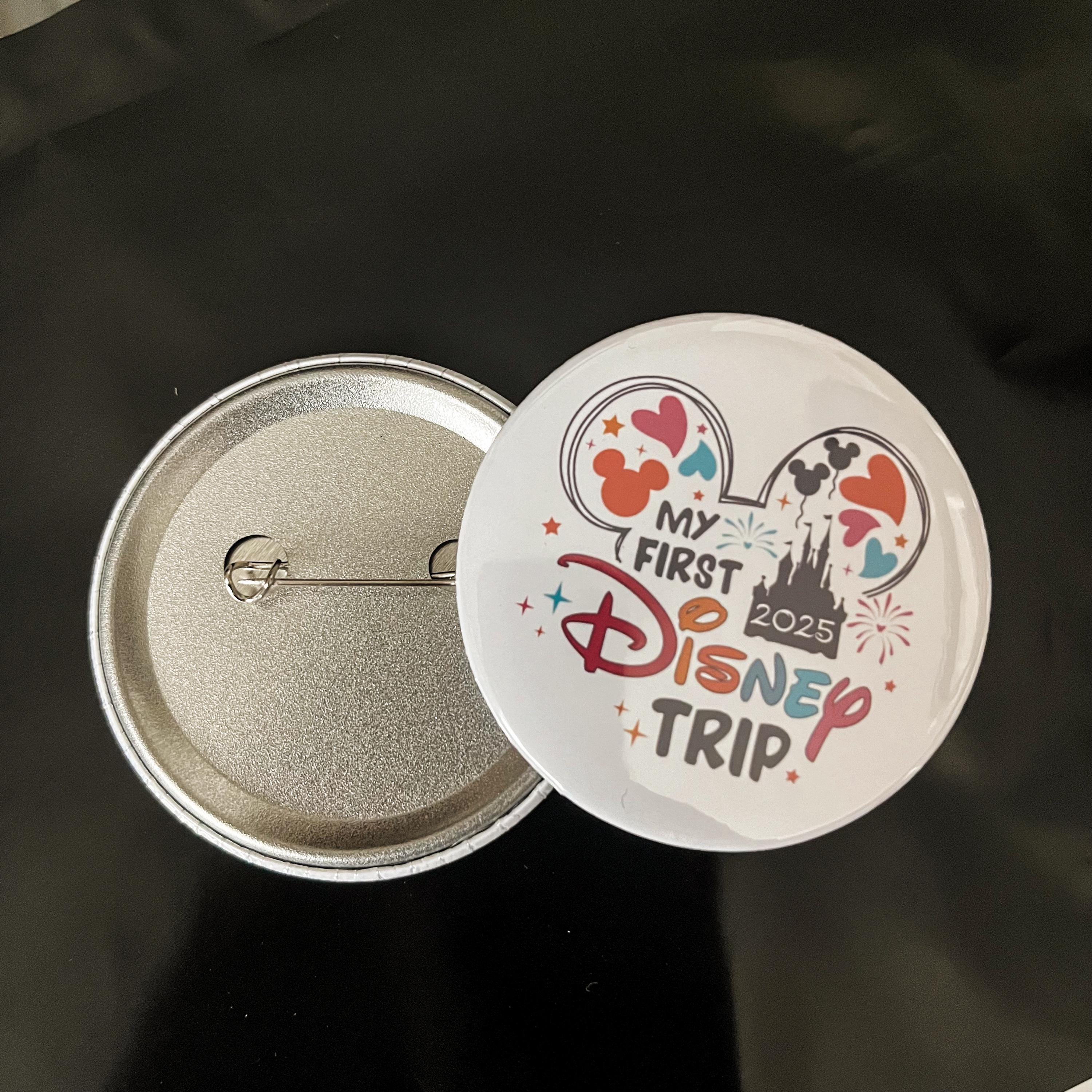 Disney Family Vacation Button Pin | Disney First Trip Button Pin ...