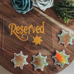 Tangled Reserved Sign | Tangled wedding sign | Tangle wedding | tangled party | tangled birthday