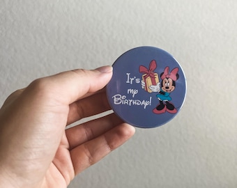 Minnie birthday girl badge | Minnie it’s my birthday button pin | disney birthday badge | disney birthday button pin | Minnie button