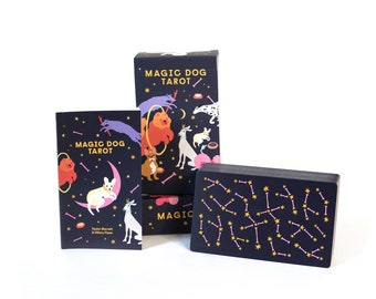 Magic Dog Tarot Deck and Guidebook