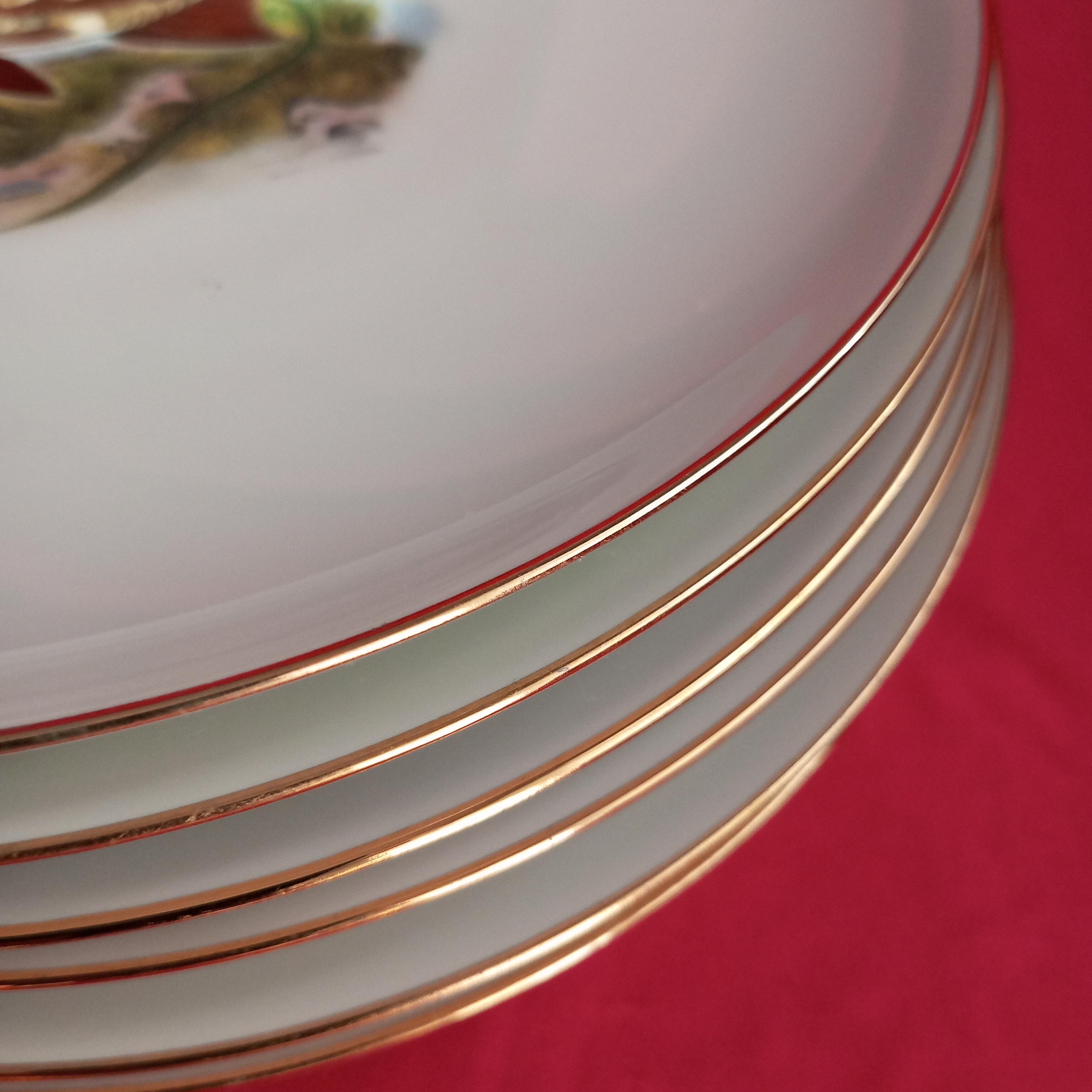 Limoges 陶磁器皿 25cm22K Yahoo!オークション -「limoges castel」(プレート、皿) (洋食器