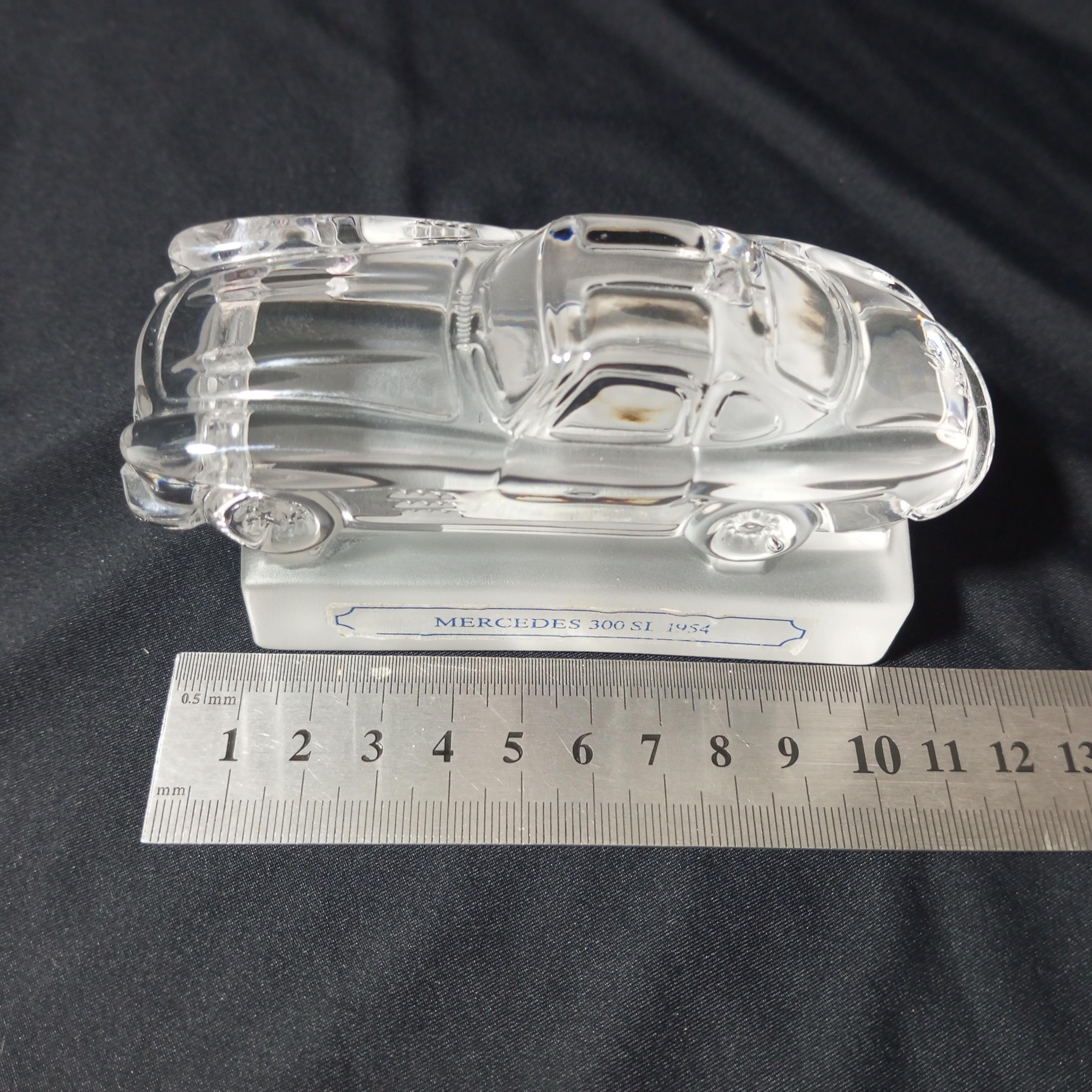 Goebel Crystal Car - 1954 Mercedes Benz 300SL (gullwing). Crystal