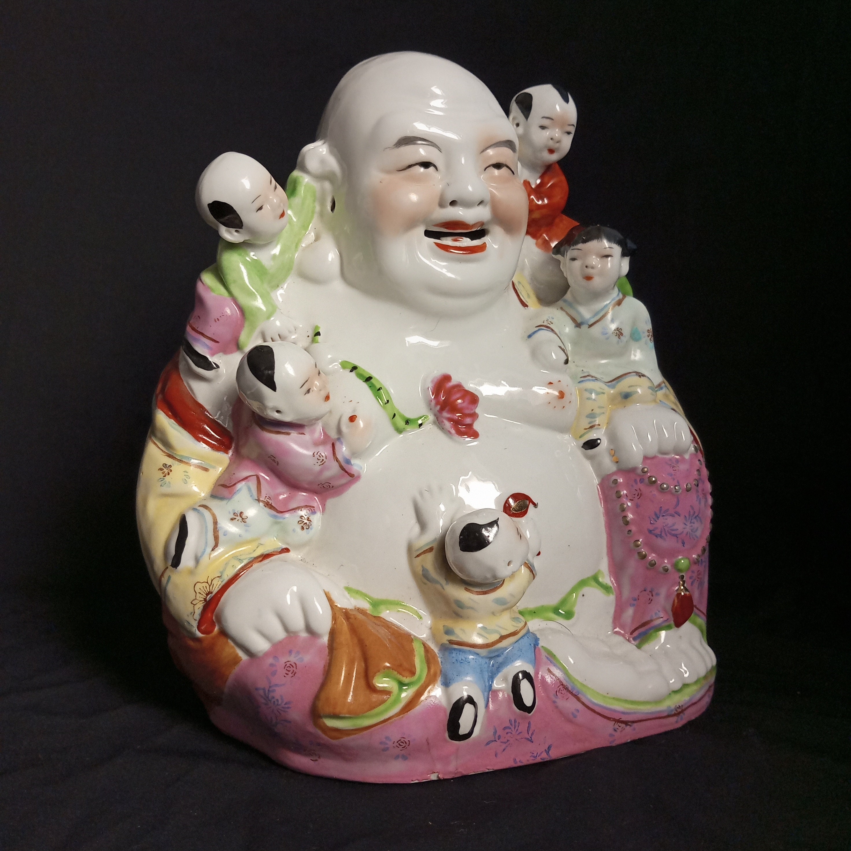 Buddha porcelain laughing - Etsy 日本