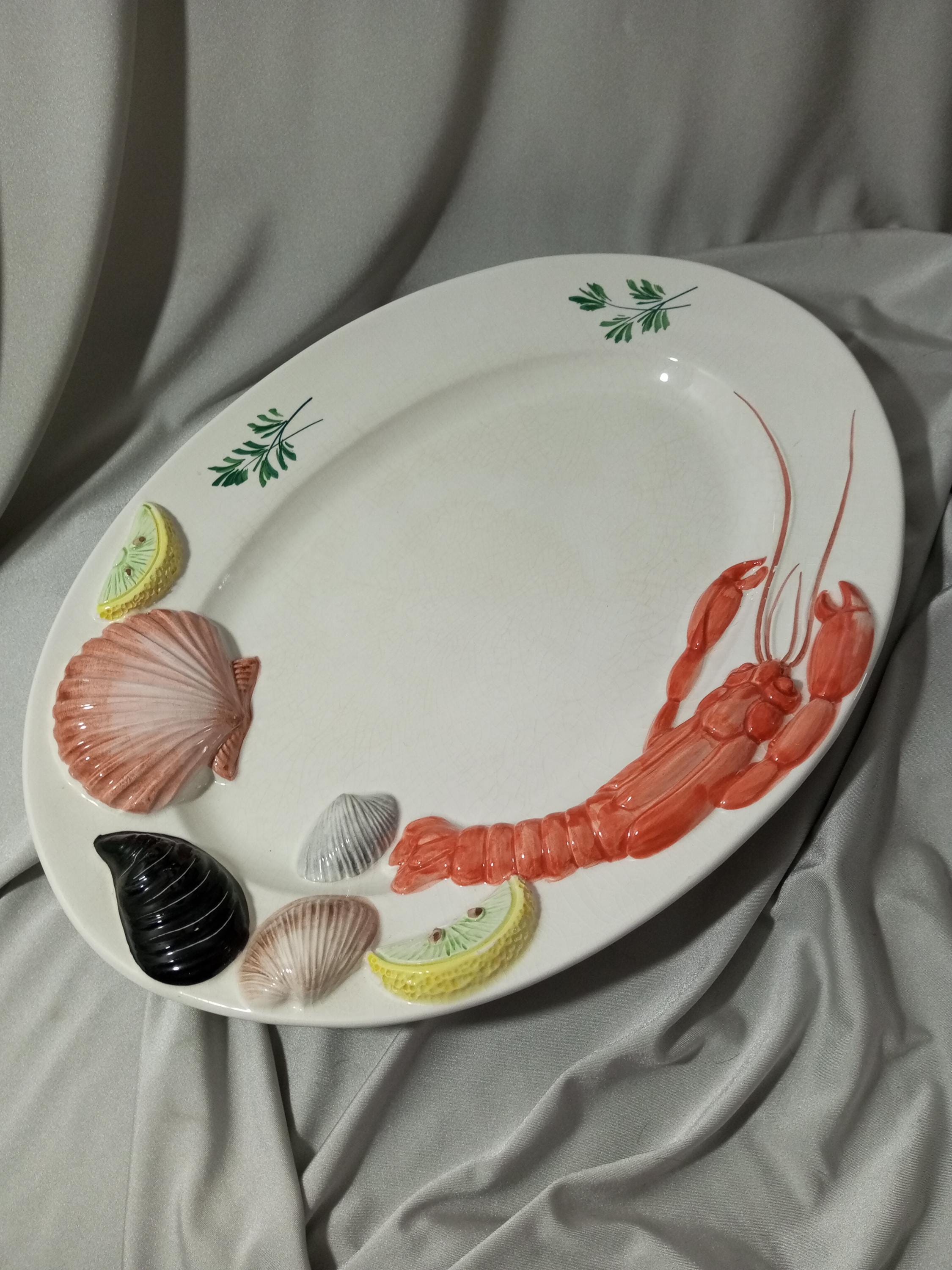 Vintage lobster plate - Etsy 日本