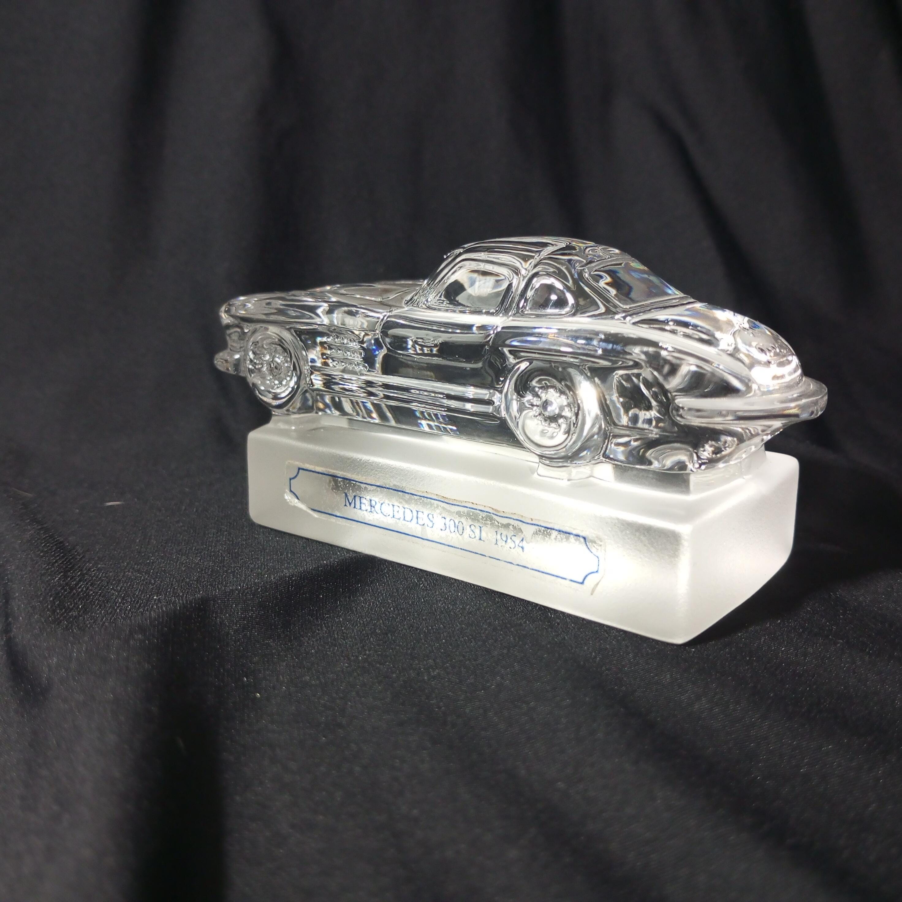 Mercedes Trophy 2008 クリスタルガラス　ベンツ　オブジェ Goebel Crystal Car - 1954 Mercedes Benz 300SL (gullwing). Crystal