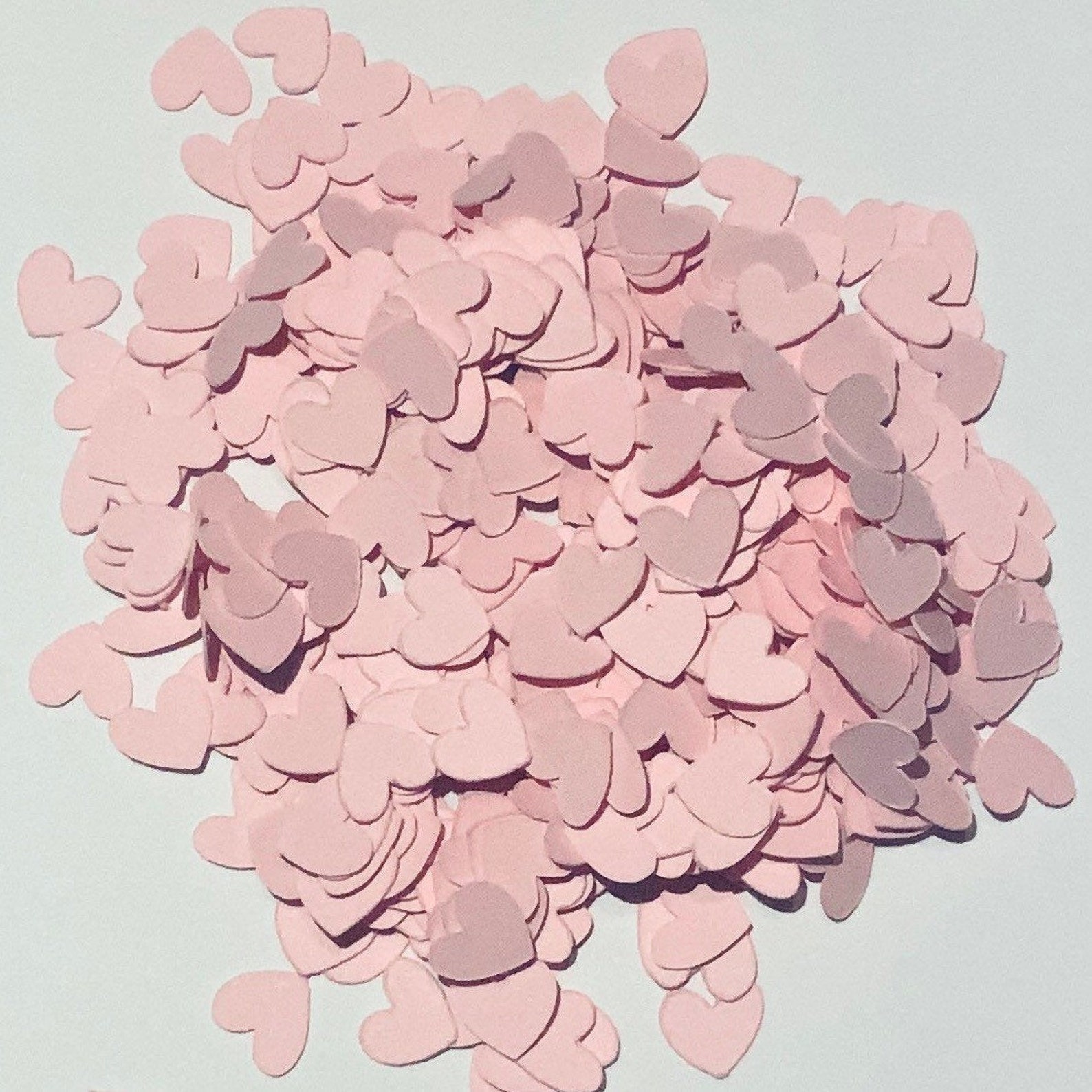 Baby Pink Heart Confetti Wedding Confetti Baby Shower Etsy UK