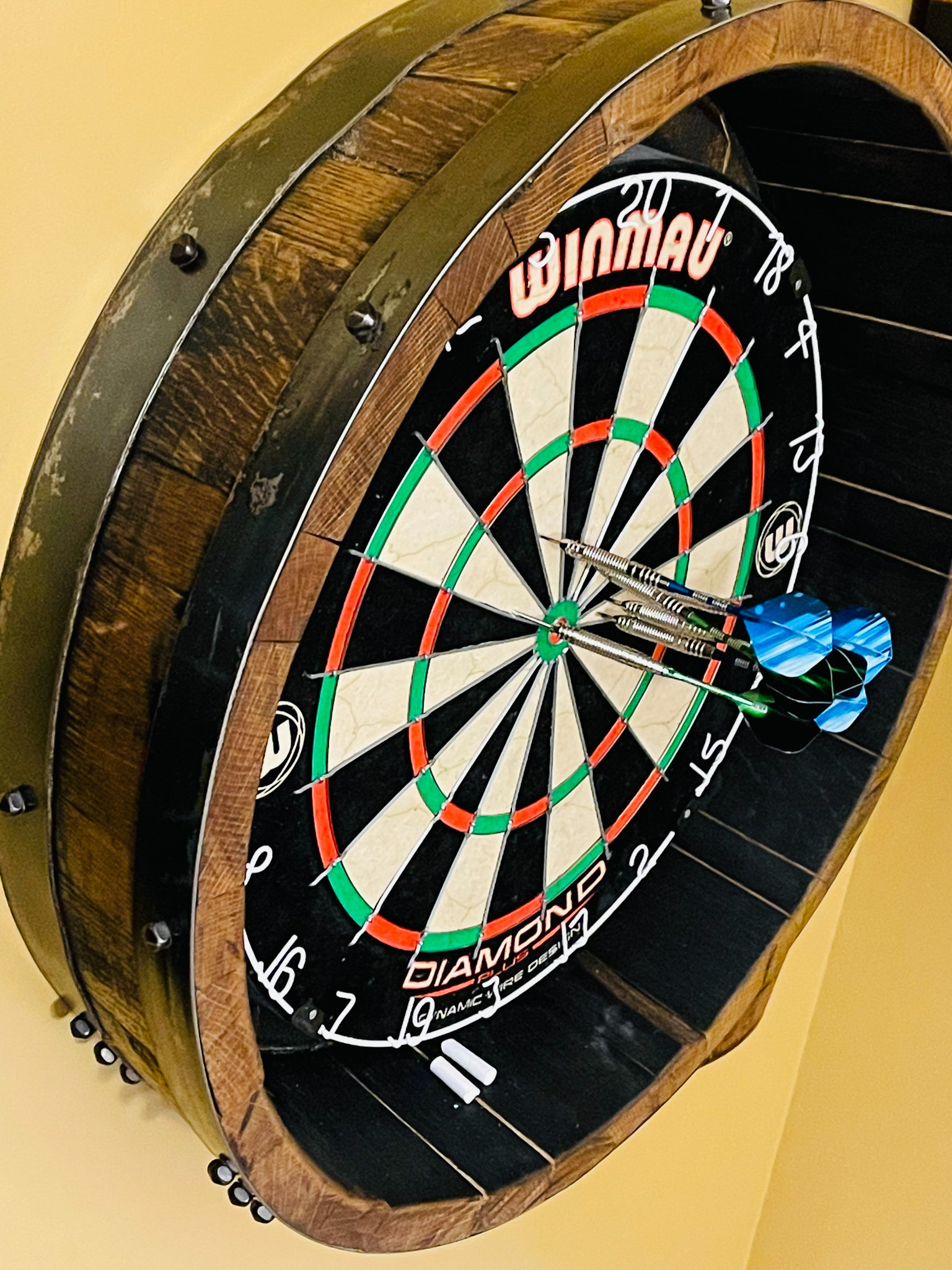 GRAN Board. Custom lighted dart cabinet for my man cave.  Unique man cave  ideas, Dart board cabinet, Game room basement