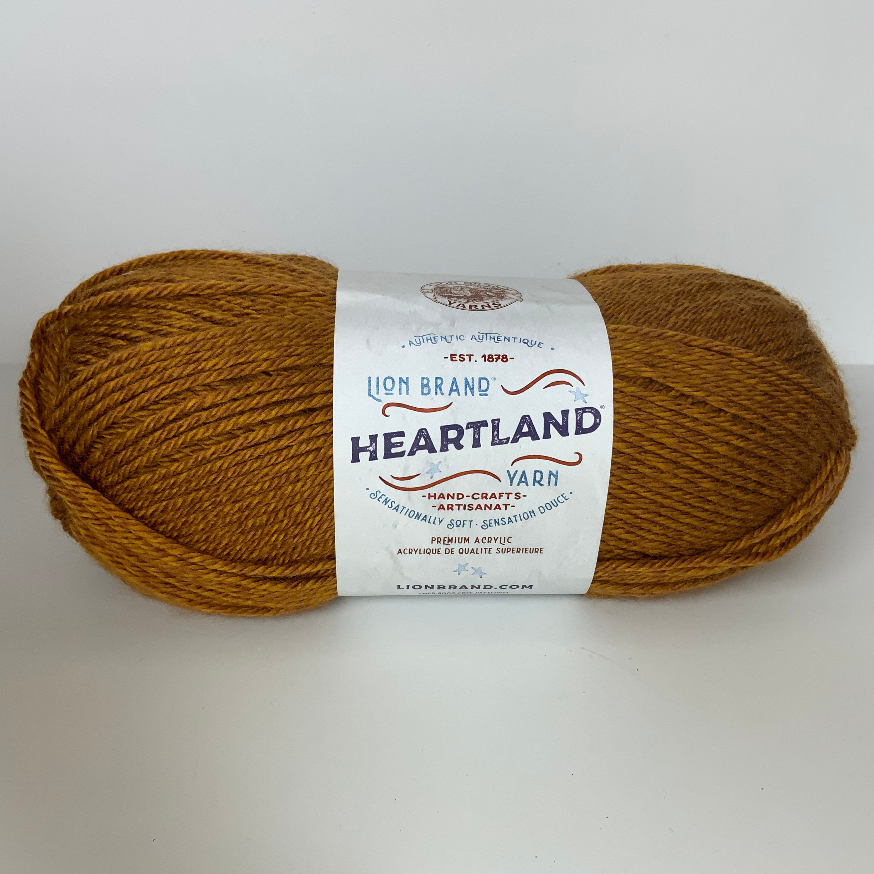 Lion Brand Yarn Heartland Yarn for Crocheting, Knitting, and Weaving,  Multicolor Yarn, 1-Pack, Voyageurs