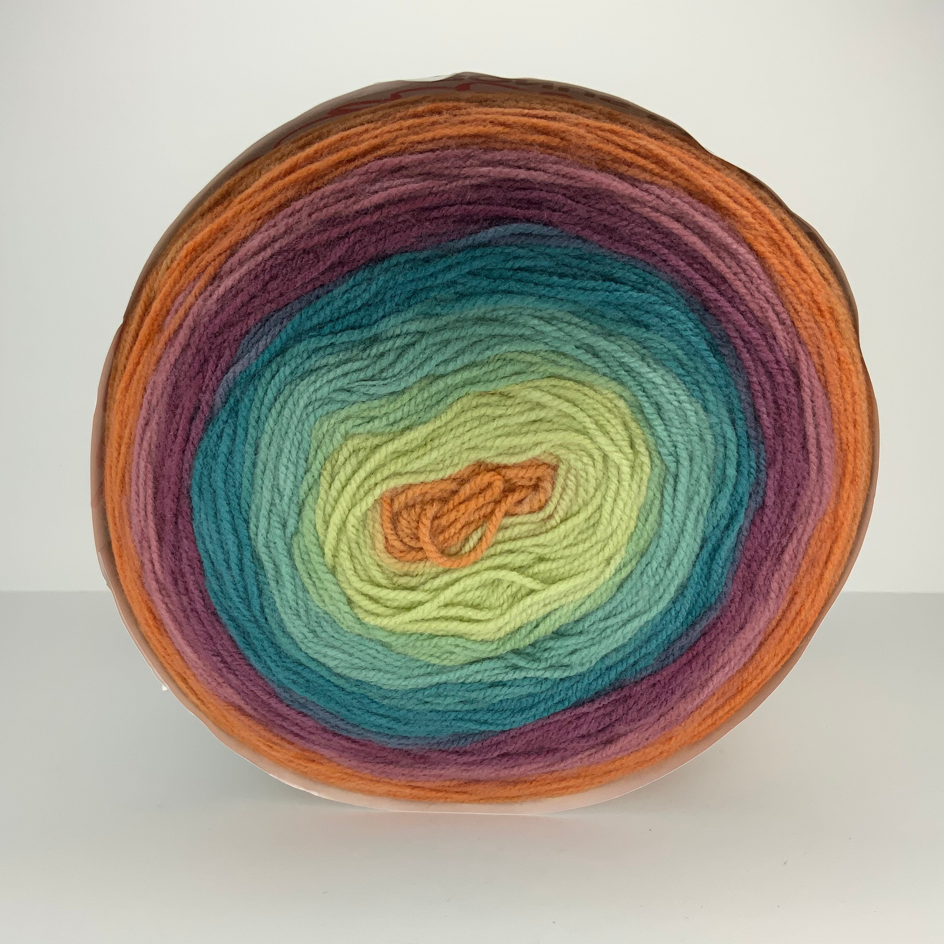 Lion Brand Yarn Mandala Bonus Bundle Sasquatch Self-Striping Light Acrylic  Multi-color Yarn 1 Pack 